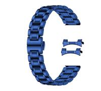 SINAIKE Universal Metal Watch Band Fit Most Tranditional Watch, 22mm Quick Release Stainless Steel Watch Bands with Curved Lug Ends Parts, Classic Watch Strap Replacement Bracelet for Men Women Blue