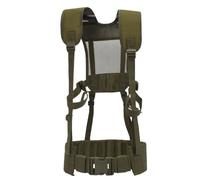 SINAIRSOFT Tactical Padded Belts with Suspender Airsoft Waist Belt Harness for Men Combat Duty Belt Ranger Green