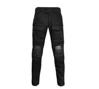 SINAIRSOFT Tactical Pants with Knee Pads,Men's Airsoft Paintball Hunting Outdoor Pants,Combat Army BDU Trousers Black