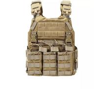 SINAIRSOFT Tactical Quick Release Vest, Adjustable Lightweight Airsoft MOLLE Vest For Outdoor Activity Training