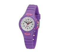 SINAR XB-17-7 Children's Teenagers' Sports Watch Girls Analogue Quartz 10 Bar with Light and Silicone Strap Purple Pink, purple