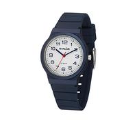 SINAR XB-18-20 Kids Watch Children's Youth Sports Watch Boys Girls Analogue Quartz 10 Bar with Silicone Strap Dark Blue, blue, Classic