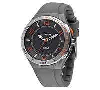 Sinar Youth Watch Long-Lasting Battery EL Light 10 Bar Grey/Silver XB-31-9