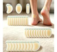 Sinaya Hydrocolloid Blister Plasters 30 Pcs, Ultra-Thin Invisible Blister Pads, Waterproof Breathable Latex-Free Bandages for Foot Heel Toe Blister Prevention & Pain Relief