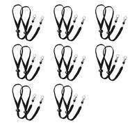 Sinbana 16pcs Sport Glove Safety Straps, Durable Ski Glove Wrist Straps with Secure Clips Design Practical Sport Ski Accessories Suitable for Mountaineering Snowboarding