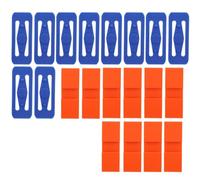 Sinbana 20pcs Track Connectors for Hot Wheels BHT77 (Blue, Orange)
