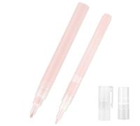 Sinbana 2pcs Masking Fluid Pens for Watercolor Painting, 3mm 10ml & 0.7mm 3ml Applicator Tips Masking Liquid Marker for Art Projects Watercolor Ink Drawing Gum Fine Arts & Crafts Supplies (Pink)