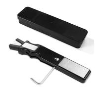 Sinbana 3-in-1 Ice Skate Sharpener, Professional Plastic Ceramic Blade Sharpening Tool with Storage Case Portable Multi-Function Sharpener for Hockey Skates