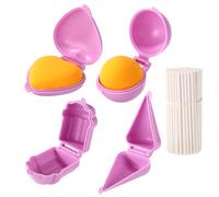 Sinbana 4pcs Cake Pop Molds & 100pcs Cake Pops, Purple Cupcake Pops Mold Desserts Candy Chocolate Makers for Weddings Birthdays Home Baking (4 Styles)