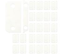 Sinbana 50pcs Adhesive Replacement Tape for Ring Alarm Contact Sensor 2nd Gen, Including Sensor Pads & Magnet Pads Pre-Cut Strong Double-Sided Sticky Strips for Easy Installation