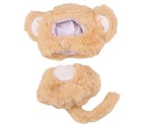 Sinbana Doll Monkey Costume Set, Headpiece & Outfit Cute Plush Clothes for Halloween Costume, Cosplay & Themed Parties Accessories Parts