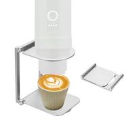 Sinbana Foldable Stand for Outin Nano Portable Espresso Machine, Stable Pour Over Coffee Stand with Base Coffee Maker Holder for Desk Home Office Travel Camping (Silver)