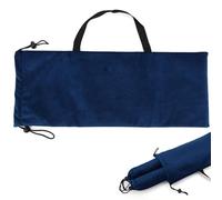 Sinbana Mahjong Rack Bag, Mahjong Rack and Pushers Storage Bags with Handles Partitioned Design Mah-Jongg Accessory Set for Storage Racks and Pushers (Dark Blue)