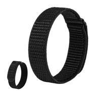 Sinbana Nylon Loop for Hume Band, Adjustable Fitness Tracker Strap Replacement Soft Breathable Sport Wristband for Hume Health Band (Black)