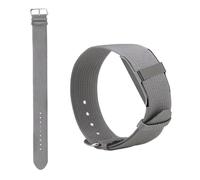 Sinbana Replacement Nylon Loop for Hume Band, Breathable Woven Wristband with Adjustable Metal Buckle for Hume Health Band Fitness Tracker All-Day Comfort Wear (Gray)