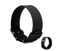 Sinbana Wristband Replacement Strap for Hume Health Band, Adjustable Wrist Strap Replacement Metal Buckle Design for Women Men Sleeping Hiking Cycling Fitness Step Trackers (Black)