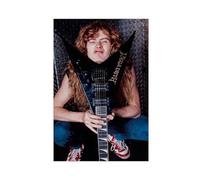 SinBii 80s Guitarist Dave Mustaine Megadeth Poster (7) Canvas Poster Wall Art Decor Print Picture Paintings for Living Room Bedroom Decoration Unframe-style 16x24inch(40x60cm)
