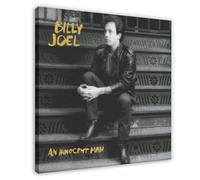 SinBii Billy Joel Album Cover An Innocent Man Canvas Poster Wall Art Decor Print Picture Paintings for Living Room Bedroom Decoration Frame-style 12x12inch(30x30cm)