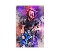 SinBii Dave Grohl Poster Canvas Poster Bedroom Decor Sports Landscape Office Room Decor Gift Unframe-style 12x18inch(30x45cm)