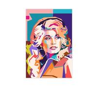 SinBii Dolly Parton Poster (4) Canvas Poster Wall Art Decor Print Picture Paintings for Living Room Bedroom Decoration Unframe-style 16x24inch(40x60cm)