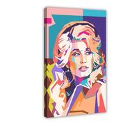 SinBii Dolly Parton Poster (4) Canvas Poster Wall Art Decor Print Picture Paintings for Living Room Bedroom Decoration Frame-style 08x12inch(20x30cm)