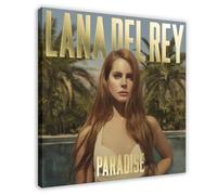 SinBii Lana Del Rey Born to Die The Paradise Edition Canvas Poster Wall Art Decor Print Picture Paintings for Living Room Bedroom Decoration Frame-style 12x12inch(30x30cm)