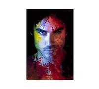 SinBii The Vampire Diaries Ian Joseph Somerhalder 1 (1) Canvas Poster Wall Art Decor Print Picture Paintings for Living Room Bedroom Decoration Unframe-style 12x18inch(30x45cm)