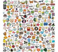 SINCCO Cute Enamel Backpack Pins, Funny Anime Lapel Pin Bulk Set, S, Metal Zinc Alloy Steel, no gemstone