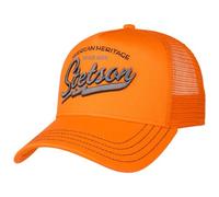 Since 1865 Trucker Cap One Size (approx. 56-60 cm) Men - Visor & front made of 100% cotton - Adjustable size - Mesh cap with mesh insert - Visor length 7 cm - Summer/Winter orange One Size
