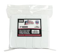 SINCE 1982 PRO-SHOT PRODUCTS Gun Cleaning Patches - 500 Count - 3 Inch - Square