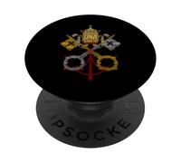 Since 33 AD Catholic Faith Keys of St Peter Latin PopSockets Adhesive PopGrip