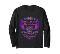 SINCE THE DAY MY HUSBAND GOT HIS WINGS T-SHIRT Long Sleeve T-Shirt