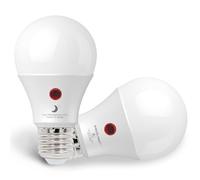 SINCELIGHT Dusk to Dawn LED Light Bulb 9W with Dual Photocell Sensors, ON/Off Automatic Depends on the Daylight Level, Outdoor Night Light from Dusk Till Dawn, Security Bulbs, Cool White 6000K, 2 Pack