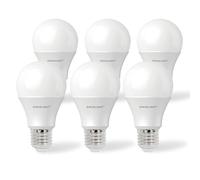 SINCELIGHT E27 LED Light Bulbs 10W, 850 Lumens, 85W Equivalent, Warm White 2700K, Edison Screw ES, GLS Energy Saving, Pack of 6