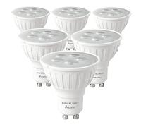 SINCELIGHT GU10 LED Spot Light Bulbs, 4W≈25W Halogen, 250lm, 30° Beam Angle, Warm White 2700K, Pack of 6