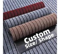 SINCERA Custom Size Door Mat Outside Entrance, Cut to Shape Commercial Rug, Non-Slip Hallway Runner, Made to Order Wall-to-Wall Stair Carpet Solutions, Mud Scraper Area Rug, Bespoke Kitchen Floor Mats