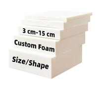 SINCERE Custom Size Foam Filling, Cut to Size High Density Upholstery Foam Indoor Outdoor, Replace Saggy Old Sofa Couch Patio Furniture Cushion, Non Standard Shaped Mattress Pad, DIY Sponge Sheet