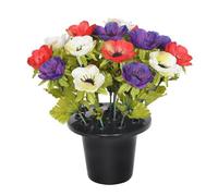 Sincere Floral Artificial Flower Memorial Graveside Rose Bowl