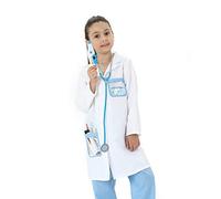 Sincere Party Kids Unisex Doctor Role Play Costume Doctor Fancy Dress Up Playsets Style B 5-7years