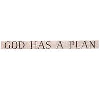 Sincere Surroundings God Has A Plan, Wood, White