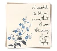 Sincere Thinking Of You Card For a Loved One - Gratitude, Appreciation, Heartfelt - For a Special Someone, Friend, Family, Partner, Special Someone