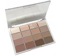 SinceReal 16 Colours Brown Grey Nude Eye Shadows Palette for Women, Highly Pigmented Shimmer Matte Eyeshadow Palette, Make-Up Palettes
