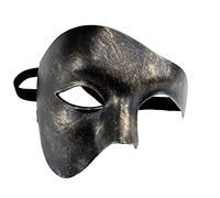 Sincerity Craft Pretty Party Prom Masks Luxury Masquerade Black and Gold Masks,18*9*14