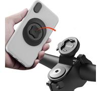 sincetop Bike Phone Mount,Mountain Bicycle Stem Cell Phone Holder,Universal Aluminum Handlebar Phone Clamp,MTB Road Bike Cycling Mobile Phone Clip,Quick Attach/Release 【Series C-2nd Gen】