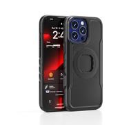 SINCETOP MOUNT Case for iPhone 17 16 15 14 Pro Max Air Compatible with Magsafe & 4-Point Lock Bike Mounts - Shockproof Magnetic Cover Built-in Square-Lock for Motorbike/Bicycle/Car Holder Black