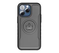 sincetop Shockproof Phone Case Compatible with iPhone 15 Pro / 6.1" - Connect Your Phone to All Series C 1st / 2nd Gen Mounts - Bike Mounts, Car Mounts, Armbands, Belt Clips, and More Black