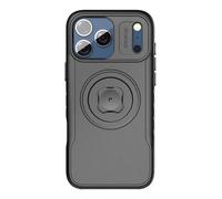 sincetop Shockproof Phone Case Compatible with iPhone 17 Pro Max / 6.9" - Connect Your Phone to All Series C 1st / 2nd Gen Mounts - Bike Mounts, Car Mounts, Armbands, Belt Clips, and More Black