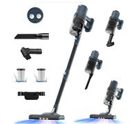 SINCHEREU Cordless Vacuum Cleaner, Hoover Cordless with Removable Battery, 3 Powerful Suction Modes, 30KPa 45Mins Stick Hoover, Lightweight, Anti-Tangle, Stick Vacuum for Home & Small Apartments