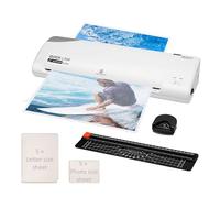 SINCHI 40 Seconds Heating High Speed 13 Inch Laminating Machine for Work/Office/School/Home, Never Squeeze Thermal Laminating Machine Starter Kit with Laminating Sheets