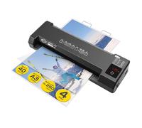 SINCHI A3 Thermal Laminator & Foil Applicator | 40s Warm-Up, 45s/Page | 4 Rollers, 75-250 Mic | LED Touch Panel, Jam Release, Auto Shut-Off, 10 Pouches & 1 Cleaning Paper, for Office, School & Crafts